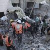 الدفاع المدني ينتشل رفات 13 شهيدًا من تحت الأنقاض في غزة